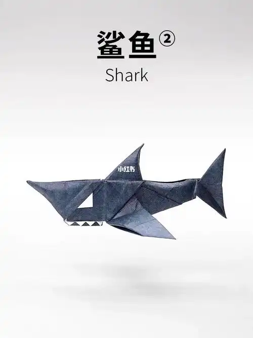 折纸鲨鱼二origamishark