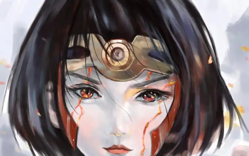 【板绘】临摹鬼刀大神的作品:无名