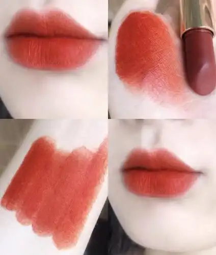 新版兰蔻口红196#丝绒胡萝卜色哑光款