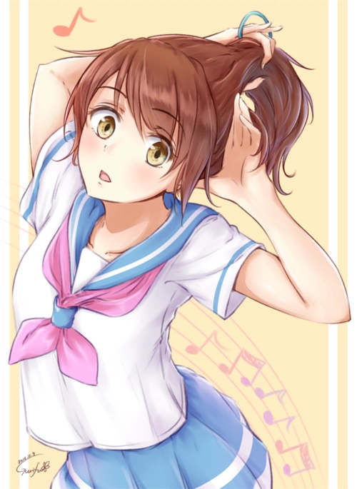 p站美图推荐——绑头发特辑 - 动漫交流区 - 游侠netshow论坛