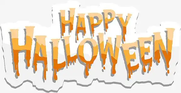 万圣节英文字体免扣