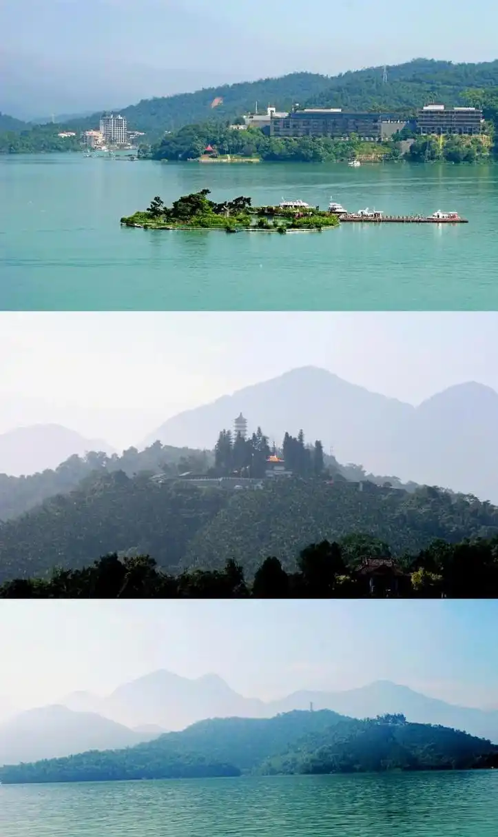 在我看来,台湾岛的阿里山和日月潭的风景,远远比不上大陆的山河湖泊的