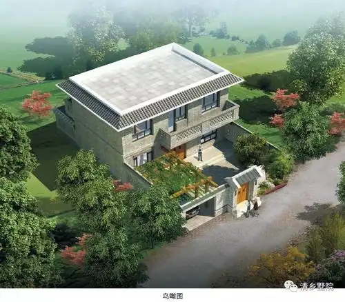 112米x184米二层砖混18万自建别墅方案