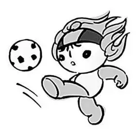 奥运会火炬简笔画有颜色 - 简单简笔画