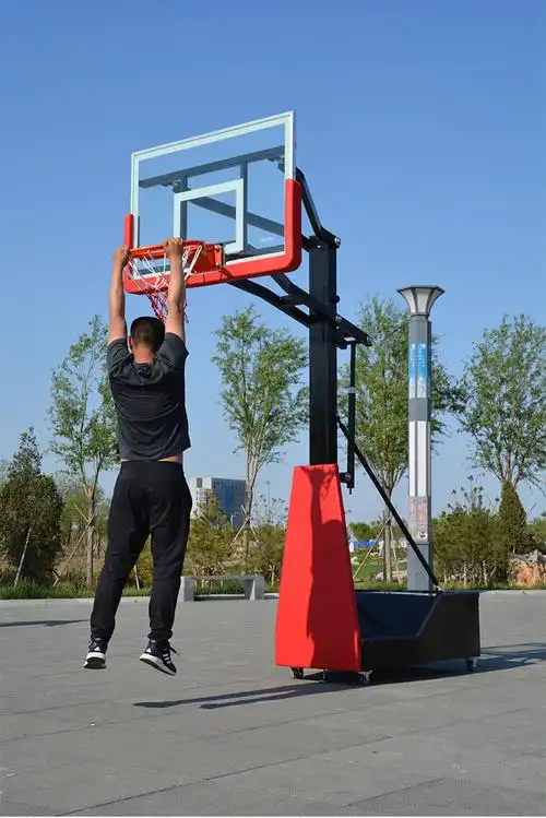 室内可升降篮球架标准儿童蓝球架移动户外青少年比赛训练篮球架