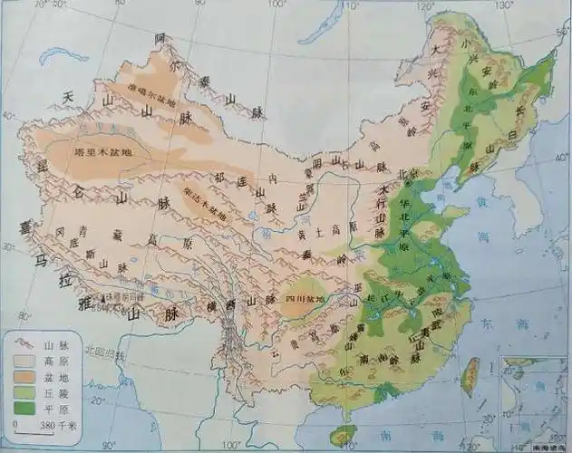 25,中国_地形和地势