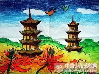 玲珑塔简笔画步骤图塔寺简笔画塔的画法简笔画塔儿童画怎么画塔简笔画