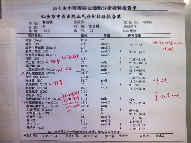 请帮忙分析下这份血气分析表怎么和上的分析三步法有出入呢