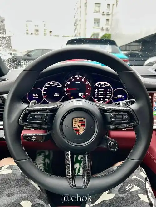保时捷碳纤维gt方向盘