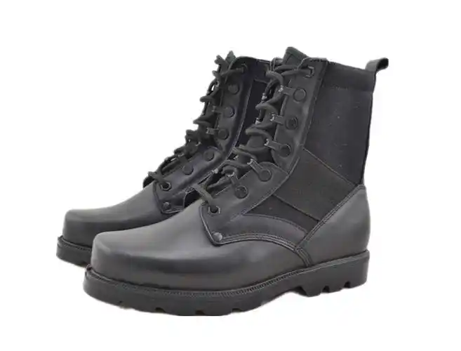 军迷正品新款07作战靴拉链款军靴作战靴耐磨防刮户外靴子男