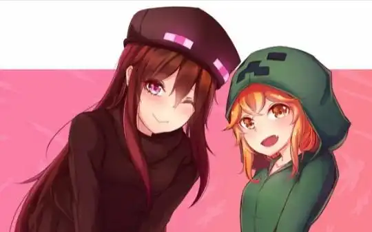 我的世界拟人化一批令人心动的怪物娘化高清图片侵删