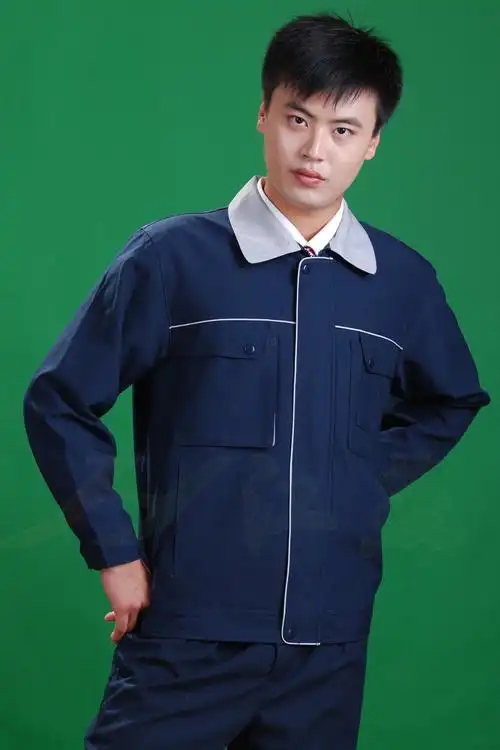 江燕工装 春秋冬装长袖工作服 男女套装 厂服 工程服 工衣劳保服
