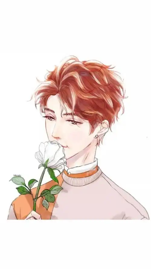 阳光帅气简单清新的侧颜男生 动漫头像