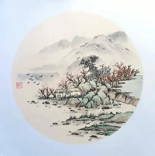 简单易学国画山水绘画过程打卡