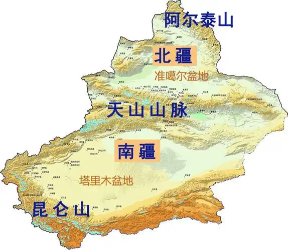 天山地图