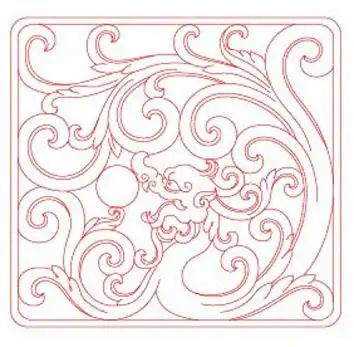 草龙矢量图图片