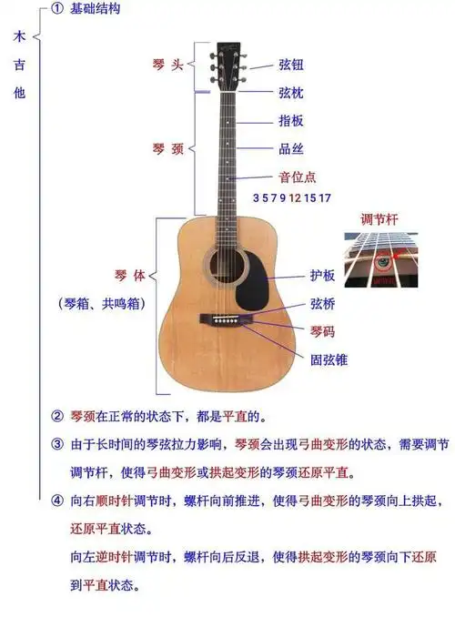 吉他自学《第1课》认识吉他