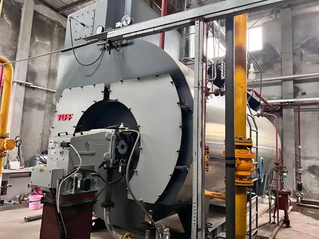 出售十吨冷凝式超低氮三十毫克燃气蒸汽锅炉.#燃气蒸汽锅炉   - 抖音