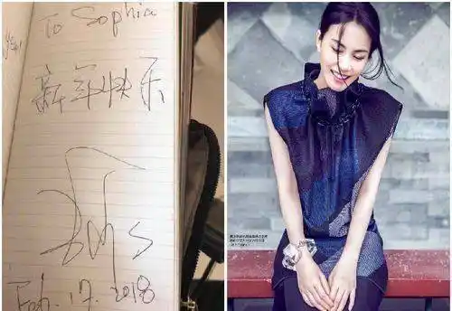 不仅如此,还有网友在机场偶遇王菲要到了签名,看来王菲这次真是去陪