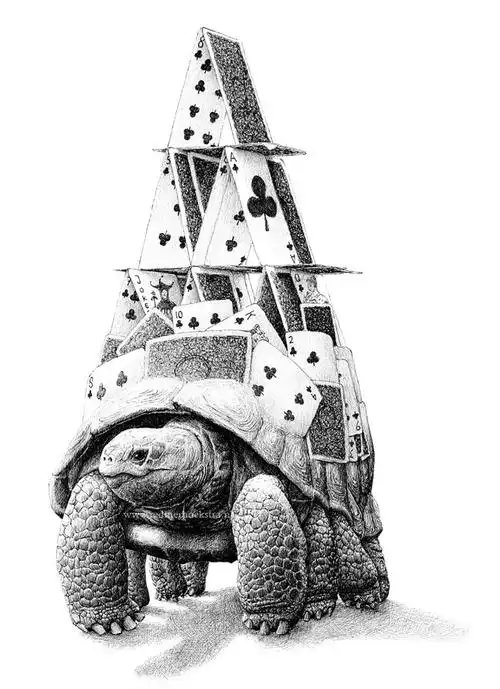 redmer hoekstra超现实风格黑白插画作品