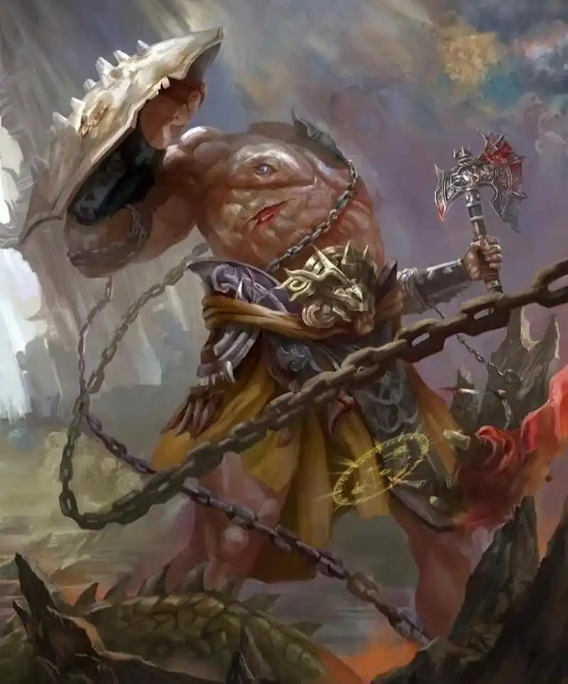 上古十大魔神之【战神刑天】 刑天,是中国远古神话传说人物,手使一柄