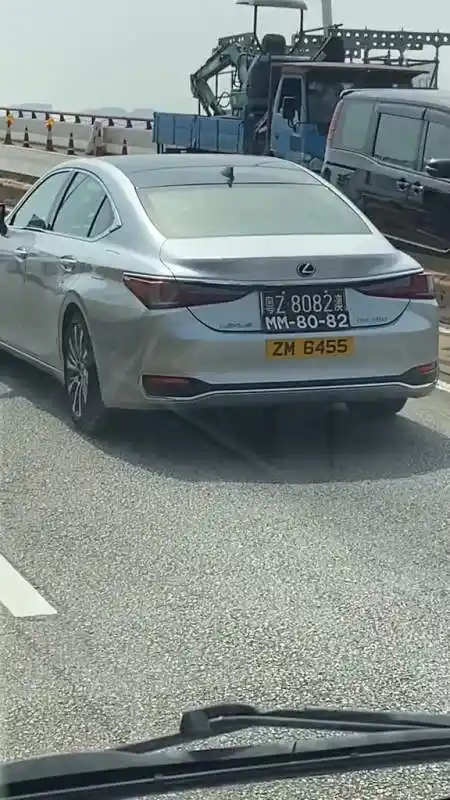 广东人真的低调,拿凌志挂粤港澳三地车牌 6张车牌都快没地方挂了!