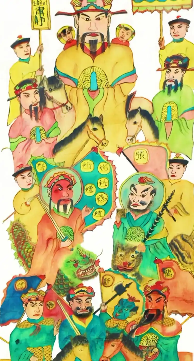 三元三官唐葛周将真军#道家文化 #见者好运见者发财 #愿所求