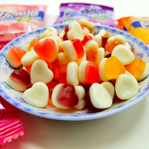 qq阿尔卑斯乐嚼qq糖果喜糖儿童零食果汁软糖传统糖果
