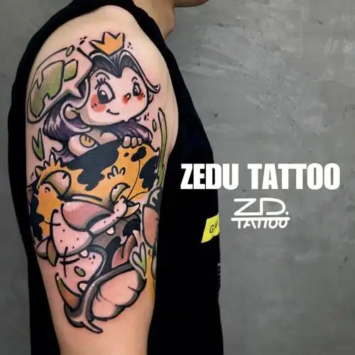 newschool  #卡通纹身