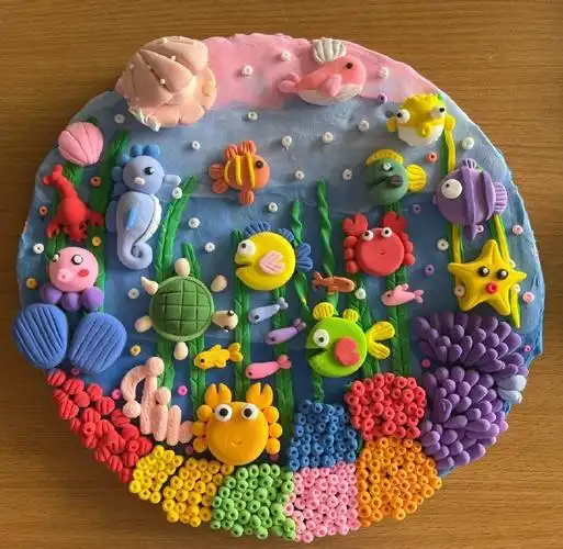 海洋世界粘土手工!总有一款适合你!#超轻粘土