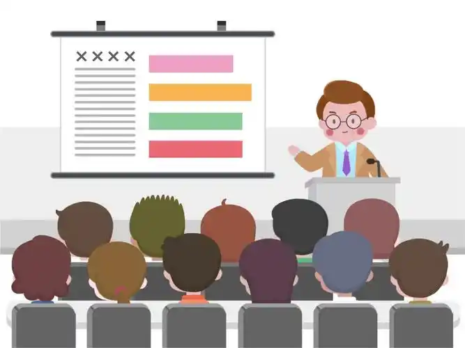 场景场所会议现场培训讲座福爸