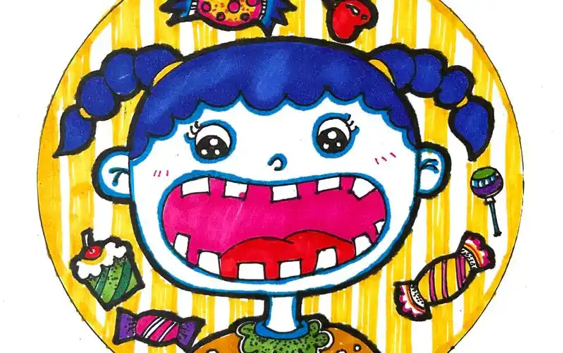 【4-9岁儿童画】坚果屋微课堂 | 爱护牙齿