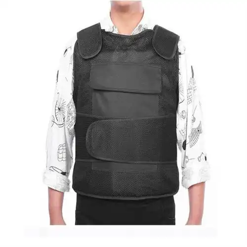 锰钢板防刺背心保安防暴背心反光防刺背心山丘