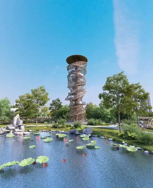 景观塔效果展示