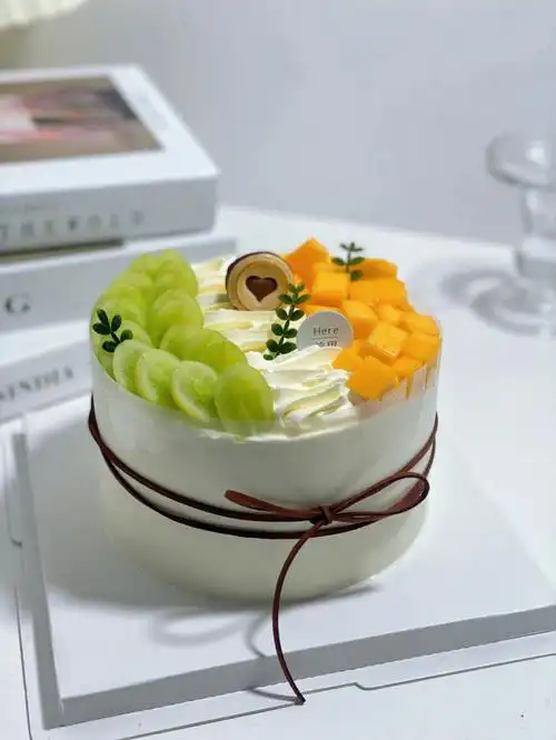 水果蛋糕6寸青提蛋糕