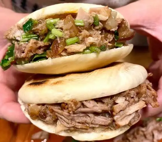 肉夹馍一次就成功的做法凉热都好吃学会直接开店简单好上手