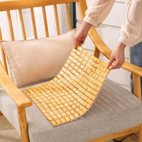 冰凉垫凉席坐垫夏季汽车凉垫沙发竹座垫椅子屁垫麻将垫办公室椅垫