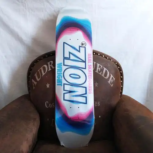 美国real滑板进口美国real专业滑板板面双翘滑板 烟囱灰8.