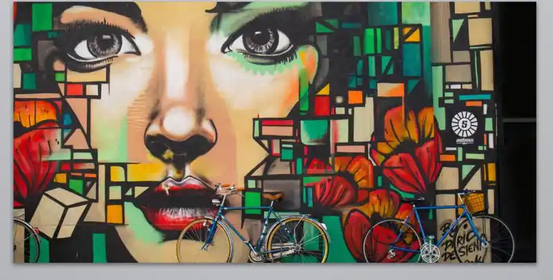 墙画各种各样艺术