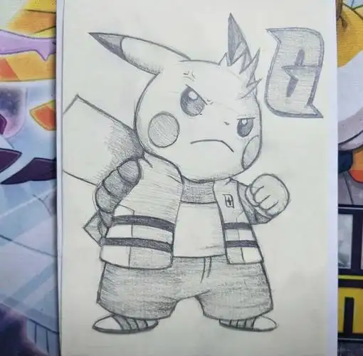 插画师笔下的宝可梦比卡丘哦#皮卡丘  #精灵宝可梦  #宝可梦  #绘画