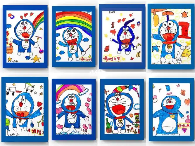 哆啦a梦机器猫蓝胖子大中班