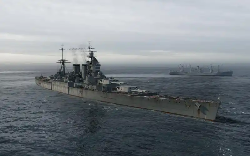 《战舰世界》英国战巡爬线指南——一碰即碎,霍克