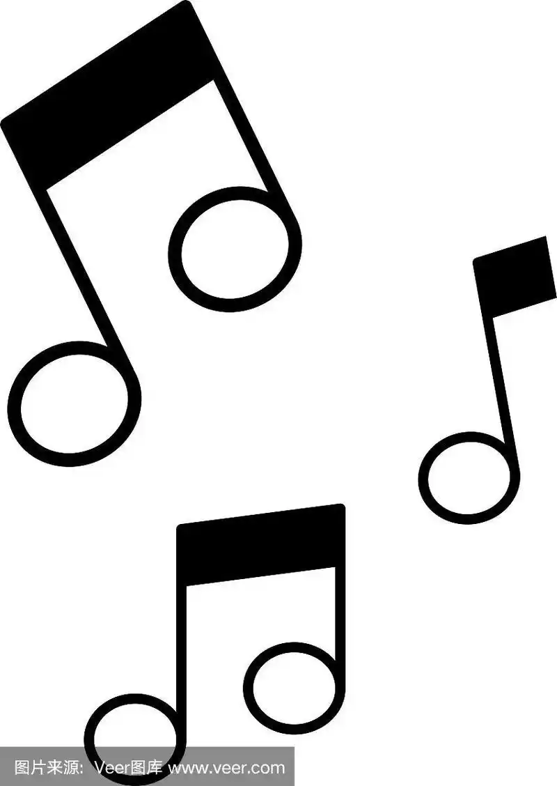 注意音乐图标向量.音乐图标-矢量