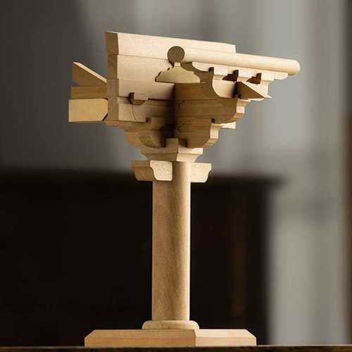 榫卯玩具中国古建筑祈年殿斗拱榫卯结构积木故宫模型摆件木工玩具