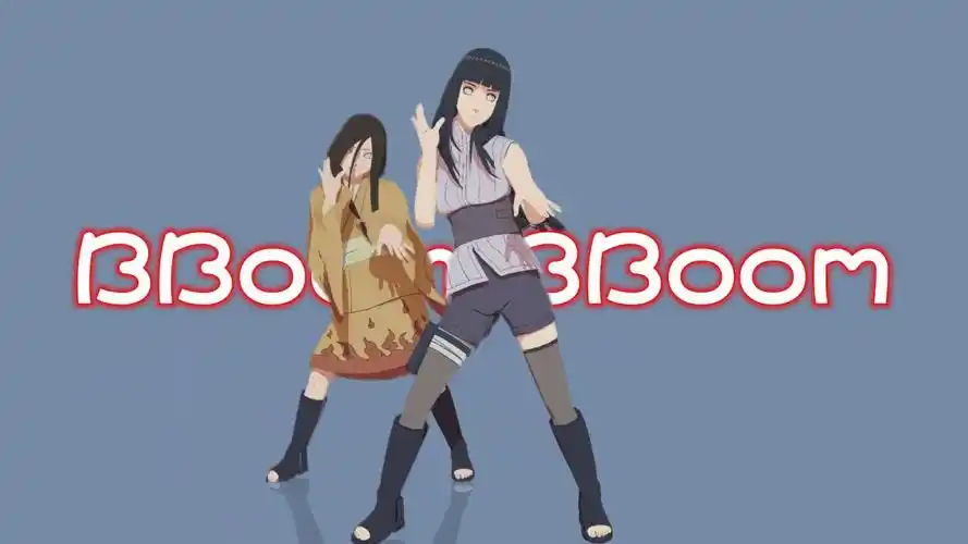 火影忍者mmd:雏田,火花的"女团舞"表演