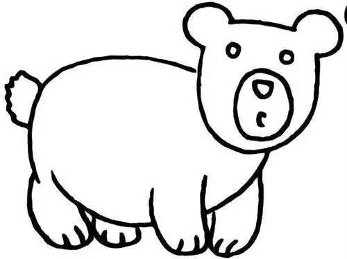 轮廓的手绘步骤各位肉丝一定能绘画呆萌的树袋熊小学生简笔画要怎么画