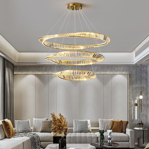 灯饰光源客厅吊灯更新时间:2022年03月04日轻奢全铜后现代简约吊灯