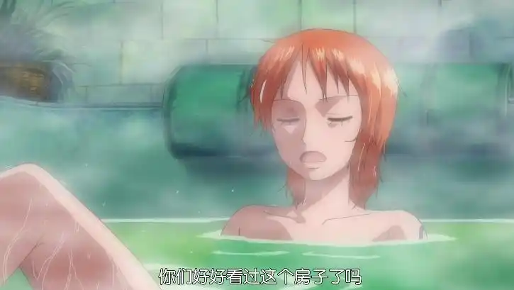 在阿拉巴斯坦的时候,草帽团曾经偷看过娜美和薇薇洗澡,不过当时娜美毫