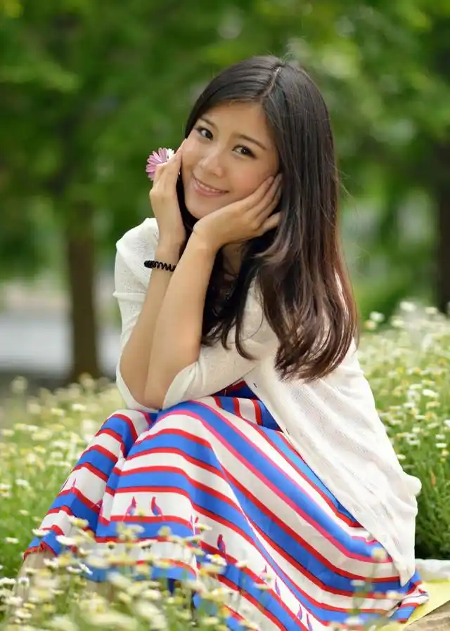 中山公园美女照