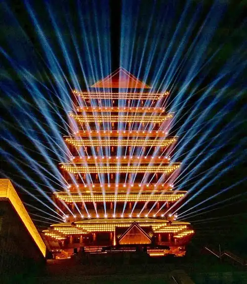 其它 《 国庆中秋金城黄河楼献给母亲的最耀眼最斑斓